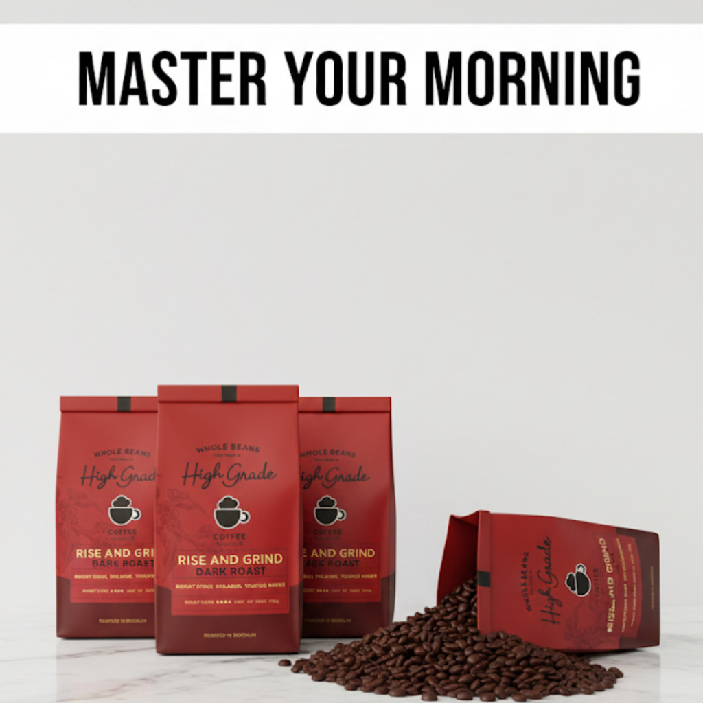 High Grade Dark Roasted Coffee Ground - 12oz