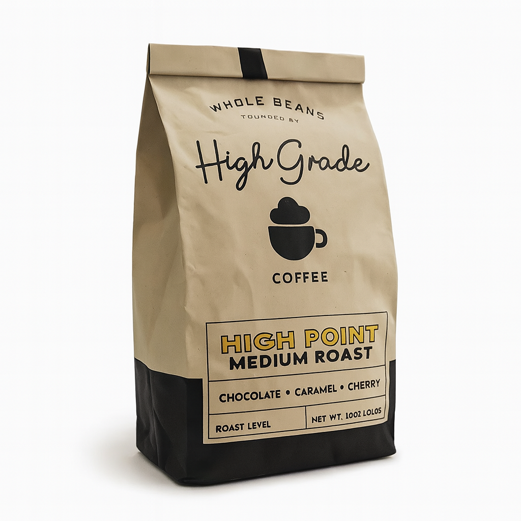 Bundle of 4 High Grade Medium Roasted Coffee Ground - 12oz