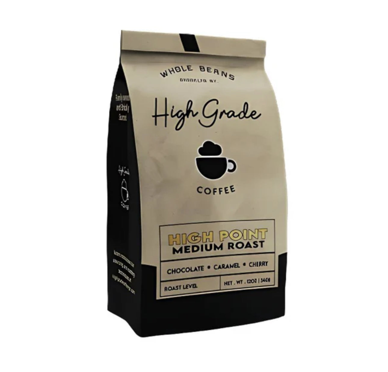 Bundle of 4 High Grade Medium Roasted Coffee Ground - 12oz