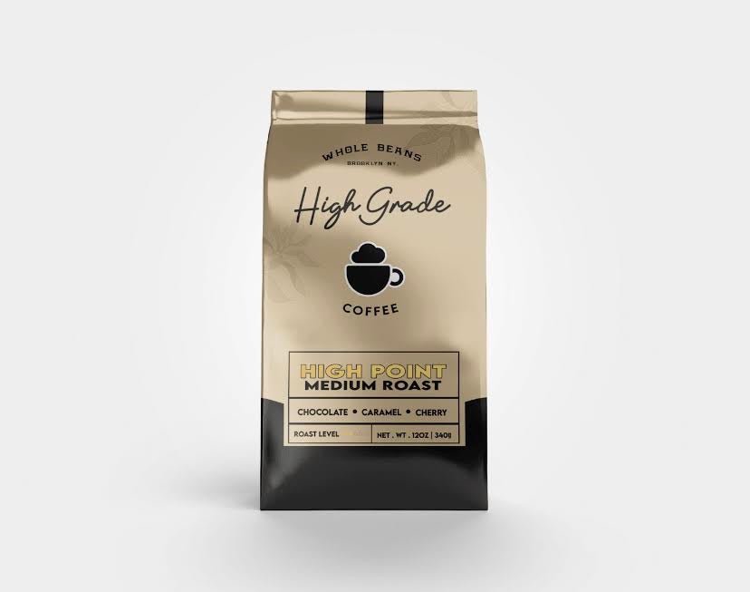 Bundle of 4 High Grade Medium Roasted Coffee Ground - 12oz - High Grade Coffee