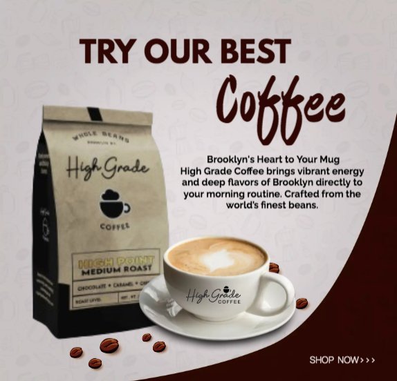 Bundle of 4 High Grade Medium Roasted Coffee Ground - 12oz - High Grade Coffee