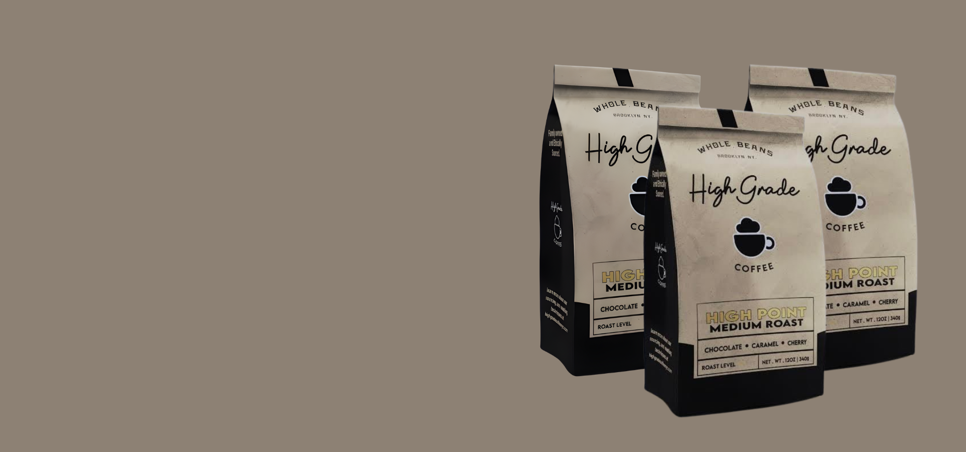 Medium Roast Coffee – 2 Bag Bundle (24oz) | Freshly Roasted in Brooklyn