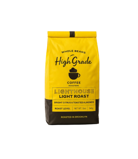 High Grade Light Roasted Coffee Whole Beans  - 12oz