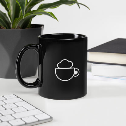 High Grade Coffee Black Glossy Mug - High Grade Coffee